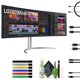 thumbnail image 1 of Monitor Gaming Curvo LG 49WQ95C-W UltraWide de 49 Pulgadas, Paquete de 144hz 5120x1440, 1 of 8