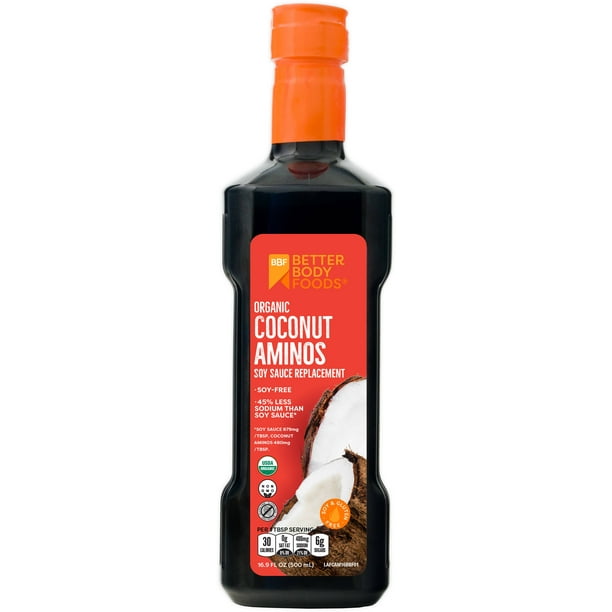 BetterBody Foods Organic Coconut Aminos Soy Sauce Replacement 500ml