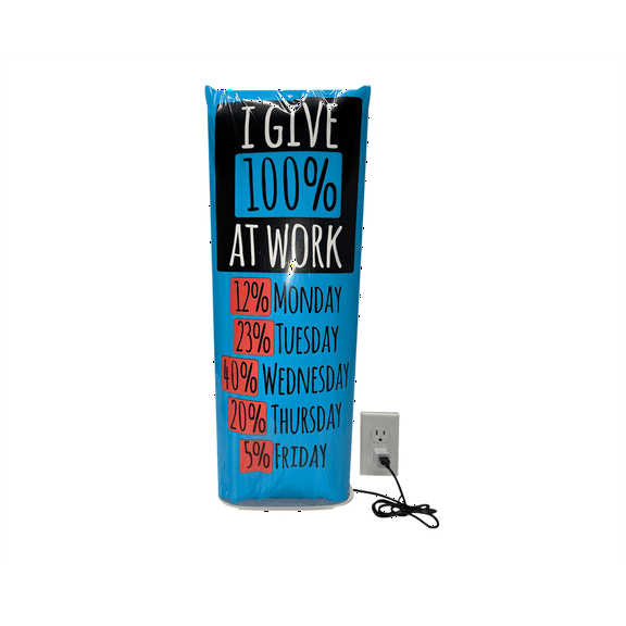 PUMP UP YOUR GREETINGS! 22in Office Pop Up Greeting Card Balloon- USB Powered, Envelope Included