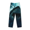 thumbnail image 2 of Fotbe Undersea Shark Men's Pajama Pants,Sleepwear Pants,Pj Bottoms Drawstring And Pockets-X-Large, 2 of 7