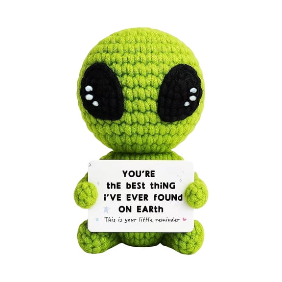 Unique Valentines Gifts for Him Her Boyfriend Girlfriend Crochet Alien Valentines Day Anniversary Birthday Funny Romantic Gifts to My Love