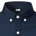 thumbnail image 5 of Men's Dress Shirts Stretch Slim Fit Long Sleeve Button Down Shirts Business Formal Dress Shirts Mens Casual Muscle Fit Collar Dress Shirts for Men, 5 of 7