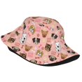 thumbnail image 4 of Cute dog Bucket Hats for Woman Packable Summer Sun Hat Beach Caps For Fisherman Outdoor Travel Hiking, 4 of 5