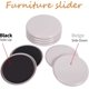thumbnail image 2 of Deslizador de muebles, deslizador deslizante de muebles móviles sobre alfombra, almohadillas móviles reutilizables para mover muebles pesados ​​que protegen el piso (10 unidades), 2 of 5