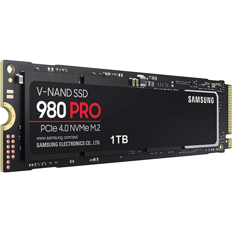SAMSUNG 980 PRO Series - 1TB PCIe Gen4. X4 NVMe 1.3c - M.2 Internal SSD -  MZ-V8P1T0B/AM 