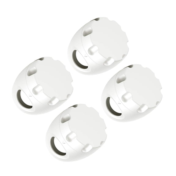 WEUVEB Safety Door Handle Cover White Anti-Collision for Home Use 4Pcs