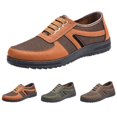thumbnail image 4 of XIMIN Mens Leather Shoes Ankle Boots Slip On Lightweight Loafers Fashion Casual Sneakers Business Working Office Shoes Lightweight Comfortable Dress Walking Driving Shoes, 4 of 7