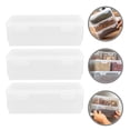 thumbnail image 3 of SHISUYAN 3Pcs Transparent Bread Box Toast Storage Box Bread Container Cake Box Refrigerator Bread Box, 3 of 9