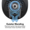 thumbnail image 6 of Hamilton Beach Wave Action Blender for Kitchen, 48 oz Jar for Smoothies and Shakes, Red, 6 of 9