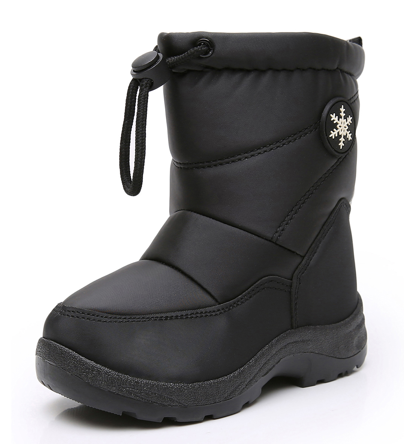 Apakowa Boys Snow Boots Outdoor Cold Weather Winter Boots (Toddler/Little Kid)