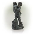 thumbnail image 4 of Alpine Corporation Boy Giving Piggyback Ride Statuary, 16 Inch Tall, 4 of 12