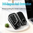 thumbnail image 5 of Key Fob Cover Compatible with Toyota Camry SE/LE 2018-2024 Corolla LE 2020-2026 4 Button Keychain Case Holder Protector,Silver White, 5 of 6
