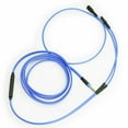 thumbnail image 5 of 1.2M Blue Cable Volume Remote Replacement Wire For Sennheiser HD25 HD 25-1 HD25-1 II HD25-13 HD25-C OFC Accessory, 5 of 8