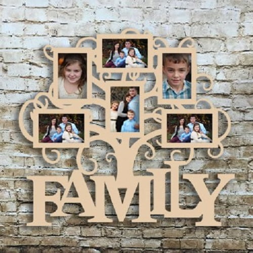 Family Six Pictures Frame Wood Art Unfinished Wood Frame Wall Decor Family Six Pictures Frame Wood Art 4x6 Unfinished Wood Frame Wall Decor Family Six Pic Frame Walmart Com Walmart Com