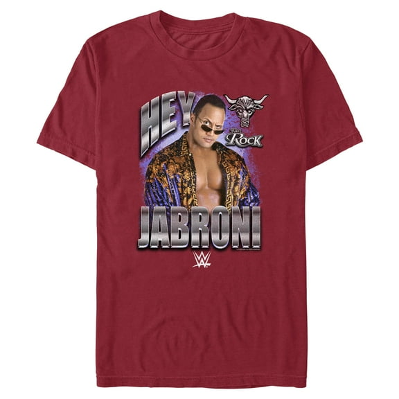 Mens WWE The Rock Hey Jabroni T Shirt