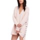 thumbnail image 2 of Free People Heart It Laces suéter para mujer, rosa, mediano Free People Pull-over, 2 of 2