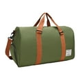 thumbnail image 3 of Fiudx Bolsa de Lona para Gimnasio, Gran Capacidad con Compartimento para Zapatos, Nailon Impermeable, Ligera y Duradera, Ideal para Deportes, Viajes y Escapadas de Fin de Semana, Tamaño 48 X 26 X 30, 3 of 6