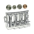 Advantus Fourbarrel Money Changer Chrome Steel 1 Each Silver
