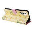 thumbnail image 4 of For Samsung Galaxy S25 S24 Case RFID Blocking Flower Leather Phone Cover - Small Flower, 4 of 5