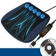thumbnail image 4 of ZZERHUOO Universal Ventilated Seat Cushion With USB Powered Fan For Enhanced Airflow And Comfort On Long Drives Back Support for Chairs Seat Gel Pad 18 X 18 Outdoor Seat Cushions to Sit on Driving, 4 of 6