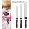 thumbnail image 4 of Stainless Steel Cake Bread Spatula Suitable For Home Use With Wooden Handle G, 4 of 5
