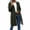 Army Green(Jackets), variant on Trench Coats for Women Long Hooded Lightweight Zip-Up Windbreaker Jacket with Striped Lining