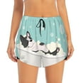 thumbnail image 2 of Fotbe French Bulldog Taking a Bath Womens High Waist Running Shorts Athletic Workout Quick Dry Shorts for Women with Pockets Gym Yoga Summer Shorts-XX-Large, 2 of 9