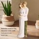 thumbnail image 5 of Decoraciones de pastel de boda de estatua de pareja, estatuilla de novia y novio, 5 of 5