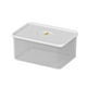 thumbnail image 2 of Contenedor de Almacenamiento para Refrigerador con Tapa | Recipiente Hermético de Plástico Apto para Uso Alimentario de 780 Ml con Divisor | Apto para Congelador, Apilable y Transparente. Organizador, 2 of 6