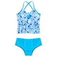thumbnail image 4 of iEFiEL Kids Little&Big Girls Swimsuit Mermaid Scales Swimwear with Bottoms Bathing Suit, 4 of 7