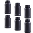 thumbnail image 3 of EeaseCA 6pcs Chemical Engineering Bottles Simple Durable Plastic Away From Light Chemical Holders Storage Container (Black), 3 of 7