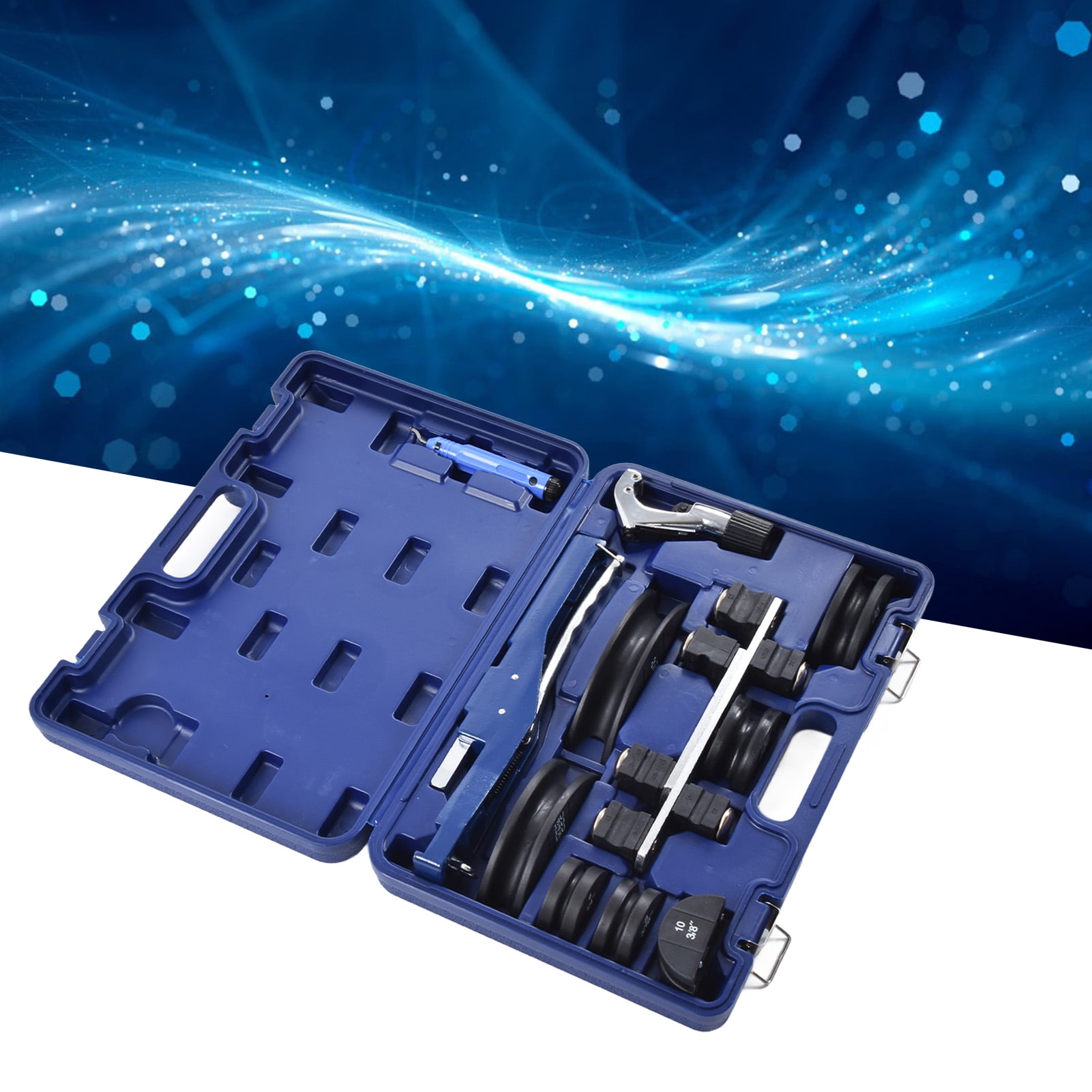 Ymiko Tubing Bender Kit 0‑90 Degrees Ratchet Manual Pipe Bending Kits