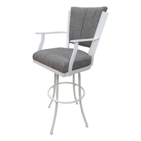 Swivel Tilt Extra Tall 34" (35") Metal Bar Stool Montana on Noam Base