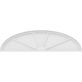 thumbnail image 3 of Ekena Millwork 64"W x 17"H x 2"P Elliptical 4 Spoke Architectural Grade PVC Pediment, 3 of 7