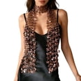 thumbnail image 4 of Sparkly Sequin Scarf for Women, Lightweight Glitter Neck Scarves Belt Thin Shawl for Party Club Prom Daily, 4 of 7