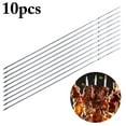thumbnail image 1 of Bangcool Ensemble de Brochettes de Barbecue Manche Long Acier Inoxydable Brochette Réutilisable Bâton de BBQ, 1 of 10