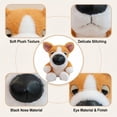 thumbnail image 6 of Large Head Puppy Plush Toy, Cute Big Eyed Dog Stuffed Animal, Soft Companion Doll for Relaxation, Decorative Pet Plushie, Home Office Sofa Decoration Ornament, 6 of 6
