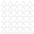 thumbnail image 1 of 30pcs Stainless Steel Open Bezel Pendants Jewelry DIY Hollow Frame for Resin Jewelry MakingTriangle S, 1 of 14
