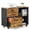 Brown, variant on Ktaxon File Cabinet with Open Shelf, Wood Rolling File Cabinet with Open Shelves,Legal & Letter Size Black