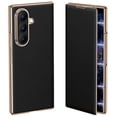 thumbnail image 1 of Funda YQODSZ para Samsung Galaxy Z Fold 7 de piel negra, 1 of 7