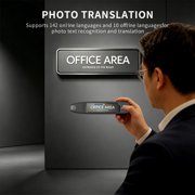Language Translator Pen, 142 Languages Two-Way Translation Pen, OCR Pen Scanner, Text to Speech Reading Pen for Dyslexia, Text Extract Reader Pen, Portable Traductor Pen