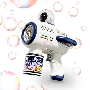 Bubble Machine with 10 Hole, Automatic Bubble Maker with Lights, Bubble Blower for Adults Kids, Outdoor Indoor Toy Gift for for Birthday Wedding Party