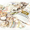 thumbnail image 3 of YUBX Exrta Slim Washi Tape Set Random Patterns 80 Rolls+ Bundle Gold Foil Decorative Tapes, 3 of 8