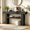 Black, variant on Winkalon 63" Fluted Entryway Console Table, Farmhouse Long Narrow Wooden Sofa Table Behind the Couch for Living Room, Hallway, Entrance, Foyer, Black