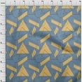 thumbnail image 3 of oneOone Silk Tabby Fabric Rectangle & Triangle Geometric Print Sewing Fabric BTY 42 Inch Wide, 3 of 4
