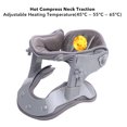 thumbnail image 3 of Support de Cou Réglable avec Thérapie par la Chaleur - Dispositif de Traction Cervicale Multi-Usage pour Soulagement de la Douleur, Correction de la Posture et Entraînements D\'entraînement Physique - Idéal pour la Maison, le Bureau et les Centres de Santé, 3 of 5