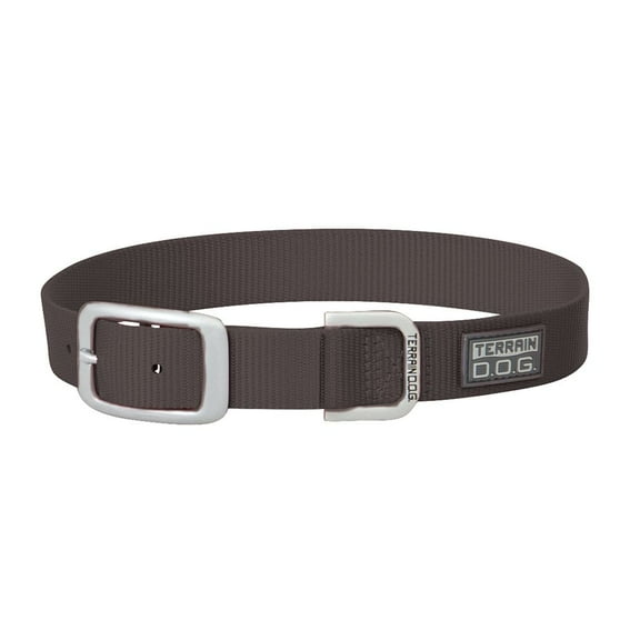 Weaver Leather Nylon Dog Collar - Durable & Stylish for Your Pup! Dark Gray / 3/4" x 15"