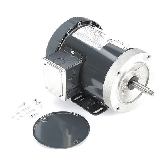 Leeson Motor,3-Ph,3/4 HP,208-230/460V,56J 056T34F5343