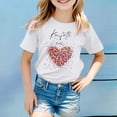 thumbnail image 2 of XDZJLR T-Shirts pour Filles Vêtements de Carnaval pour Enfants Imprimé Coloré Col Rond Manches Courtes 2-3 Ans, 2 of 4