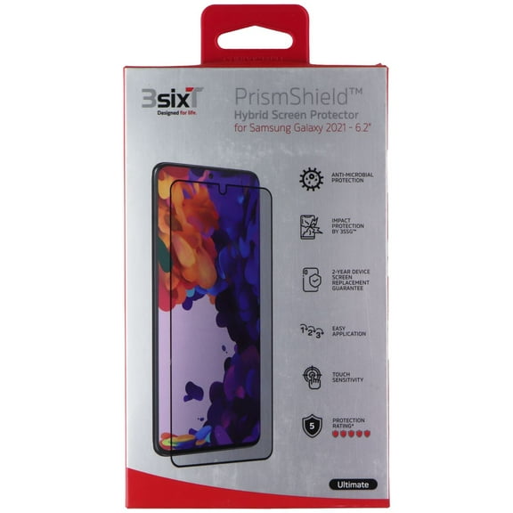3SIXT PrismShield Hybrid Screen Protector (Ultimate) for Samsung Galaxy S21